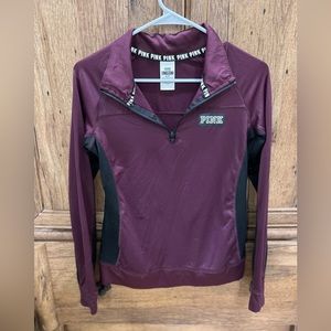 PINK half zip up